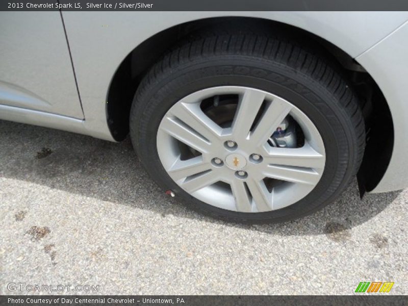 Silver Ice / Silver/Silver 2013 Chevrolet Spark LS
