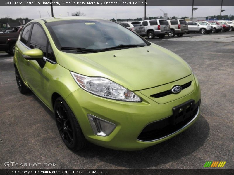 Front 3/4 View of 2011 Fiesta SES Hatchback