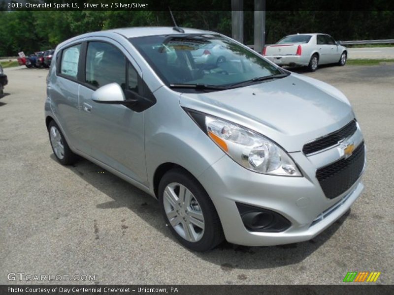 Silver Ice / Silver/Silver 2013 Chevrolet Spark LS