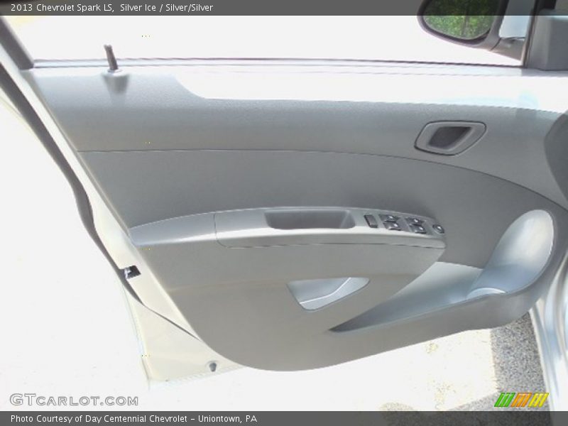Silver Ice / Silver/Silver 2013 Chevrolet Spark LS