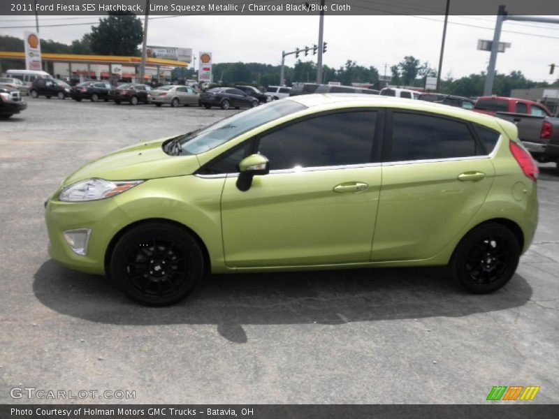  2011 Fiesta SES Hatchback Lime Squeeze Metallic