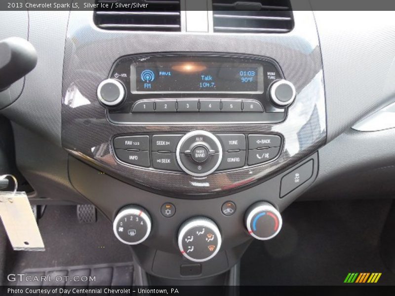 Silver Ice / Silver/Silver 2013 Chevrolet Spark LS