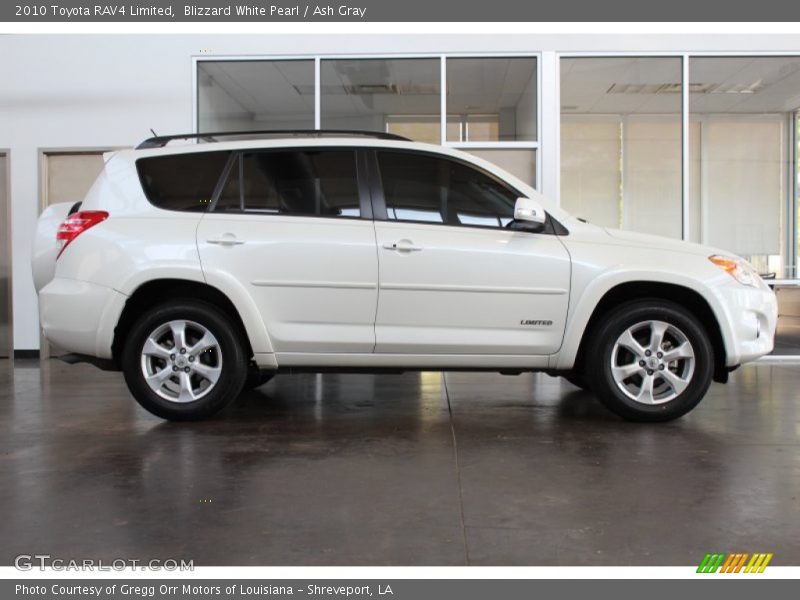 Blizzard White Pearl / Ash Gray 2010 Toyota RAV4 Limited