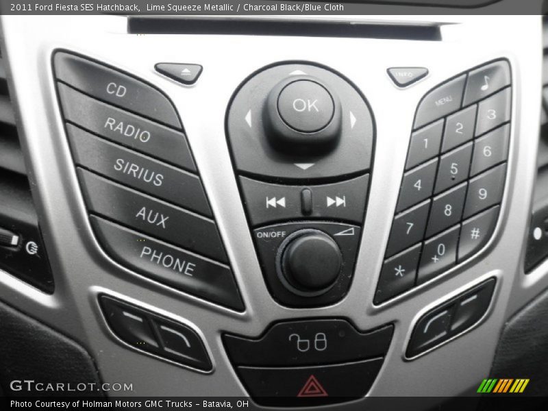 Controls of 2011 Fiesta SES Hatchback