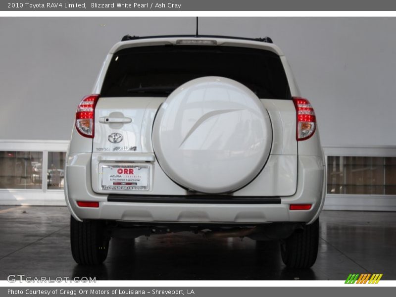 Blizzard White Pearl / Ash Gray 2010 Toyota RAV4 Limited