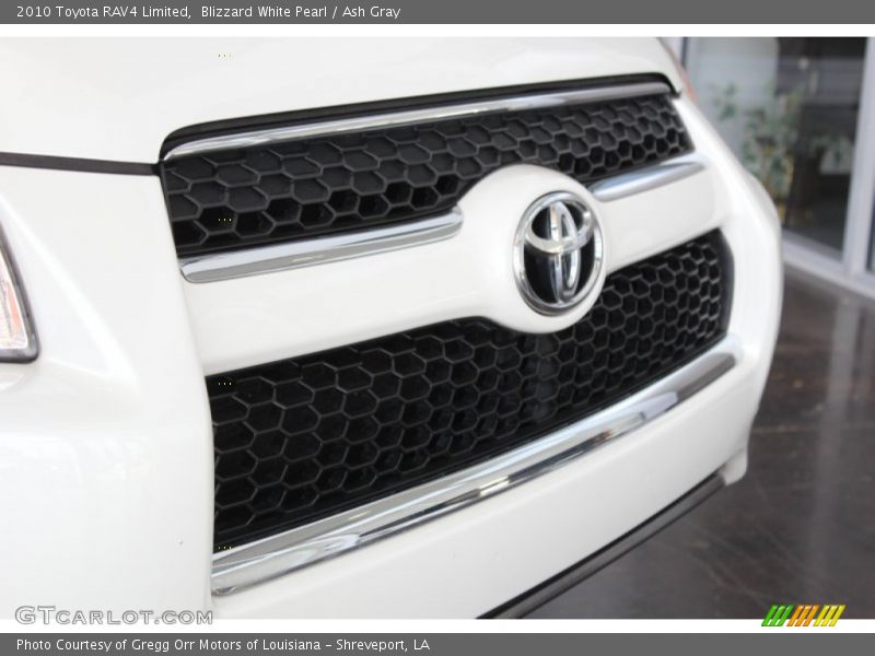 Blizzard White Pearl / Ash Gray 2010 Toyota RAV4 Limited