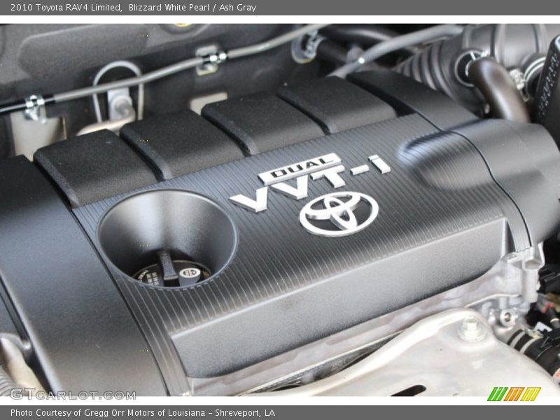 Blizzard White Pearl / Ash Gray 2010 Toyota RAV4 Limited