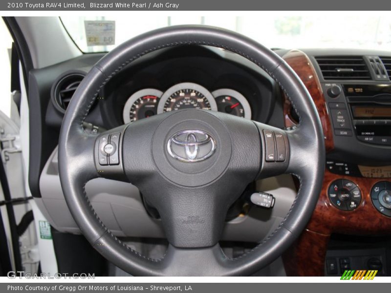 Blizzard White Pearl / Ash Gray 2010 Toyota RAV4 Limited