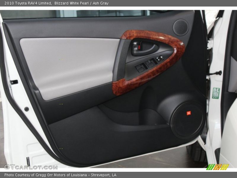 Blizzard White Pearl / Ash Gray 2010 Toyota RAV4 Limited