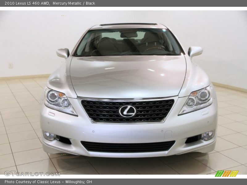 Mercury Metallic / Black 2010 Lexus LS 460 AWD