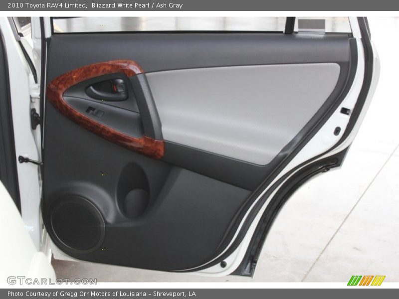 Blizzard White Pearl / Ash Gray 2010 Toyota RAV4 Limited