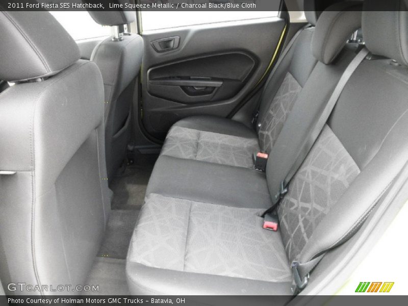 Rear Seat of 2011 Fiesta SES Hatchback