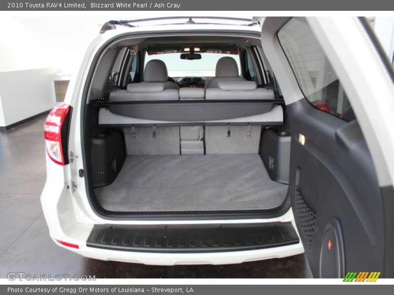 Blizzard White Pearl / Ash Gray 2010 Toyota RAV4 Limited