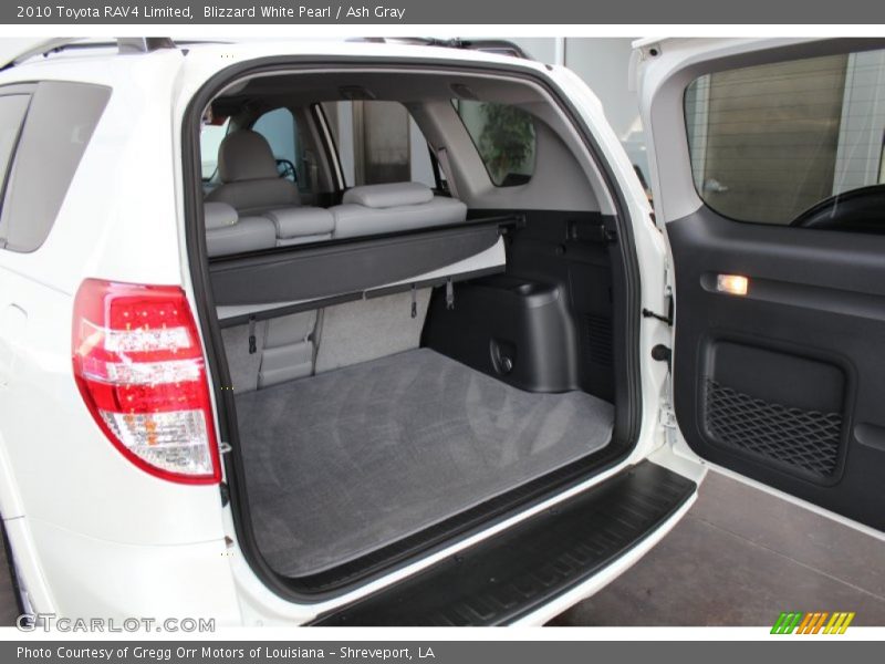Blizzard White Pearl / Ash Gray 2010 Toyota RAV4 Limited