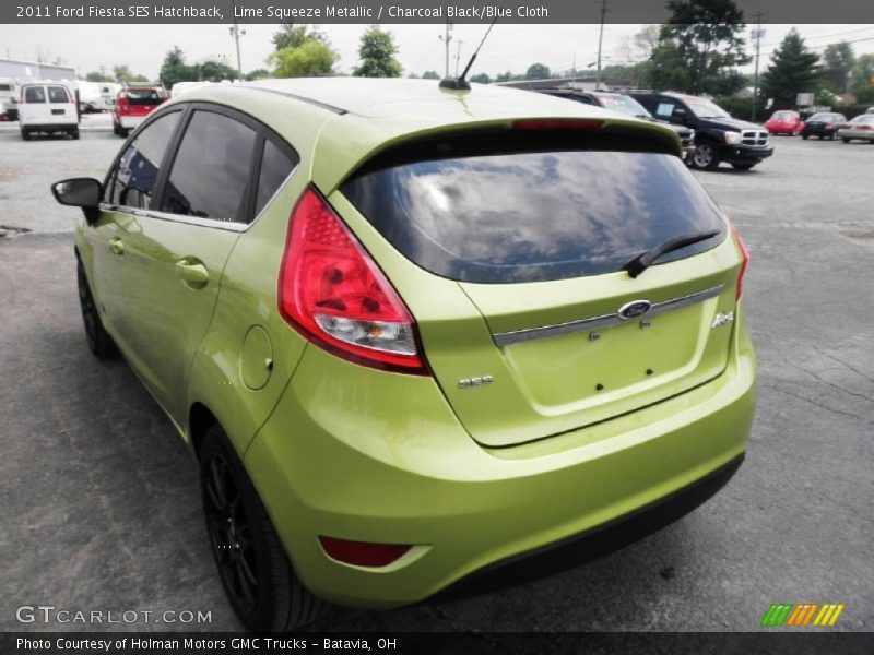  2011 Fiesta SES Hatchback Lime Squeeze Metallic