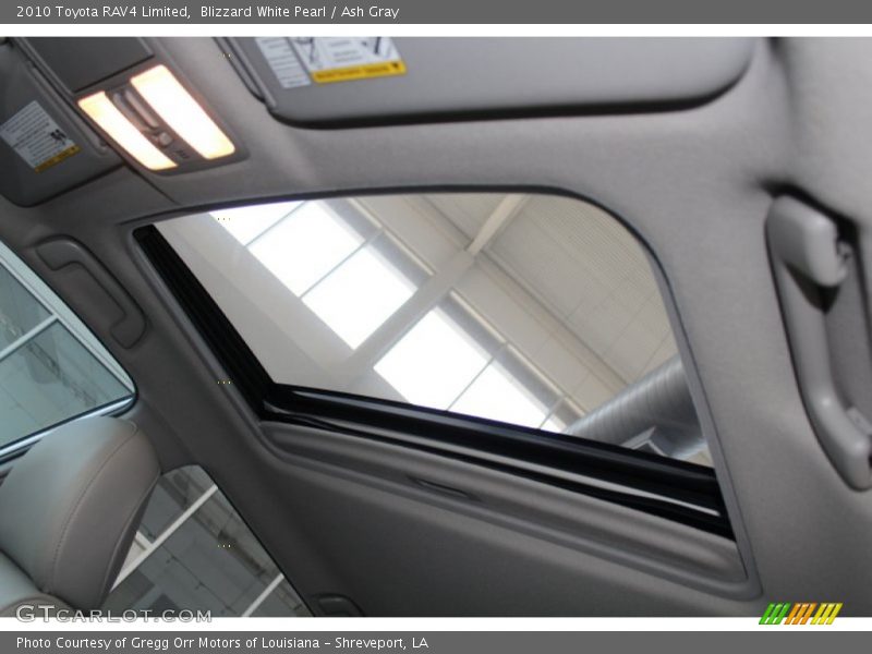 Blizzard White Pearl / Ash Gray 2010 Toyota RAV4 Limited