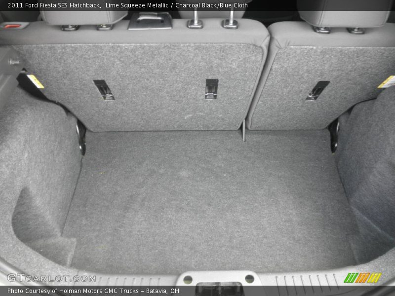  2011 Fiesta SES Hatchback Trunk