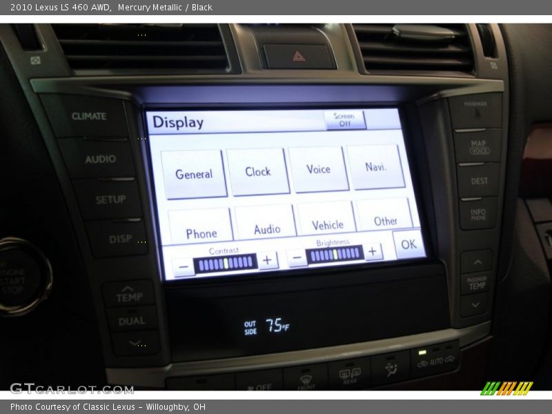 Mercury Metallic / Black 2010 Lexus LS 460 AWD