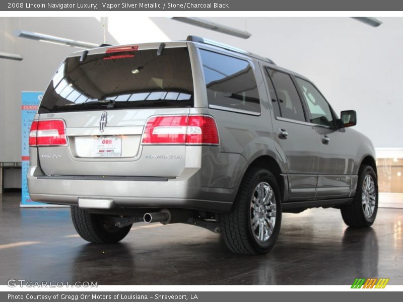 Vapor Silver Metallic / Stone/Charcoal Black 2008 Lincoln Navigator Luxury
