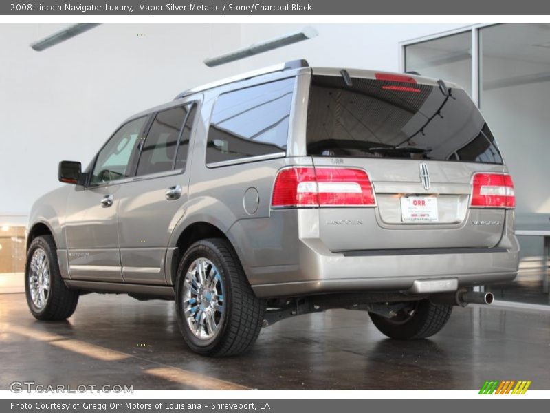 Vapor Silver Metallic / Stone/Charcoal Black 2008 Lincoln Navigator Luxury