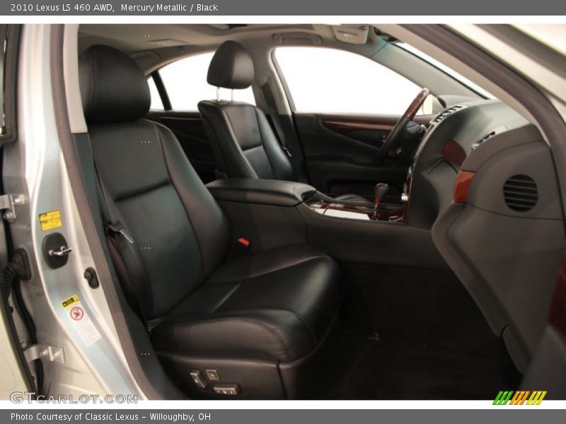 Mercury Metallic / Black 2010 Lexus LS 460 AWD