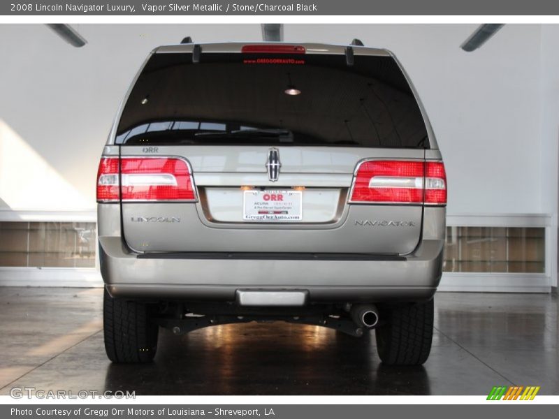 Vapor Silver Metallic / Stone/Charcoal Black 2008 Lincoln Navigator Luxury