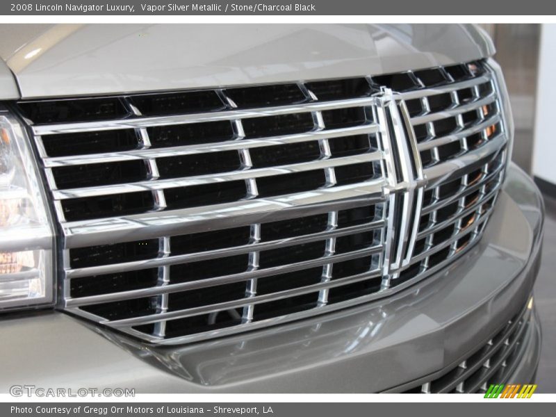 Vapor Silver Metallic / Stone/Charcoal Black 2008 Lincoln Navigator Luxury