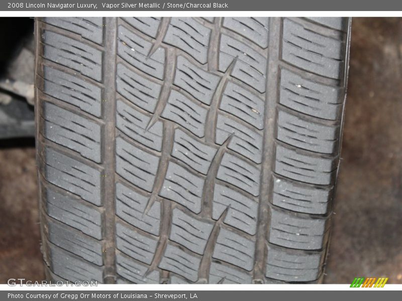 Vapor Silver Metallic / Stone/Charcoal Black 2008 Lincoln Navigator Luxury