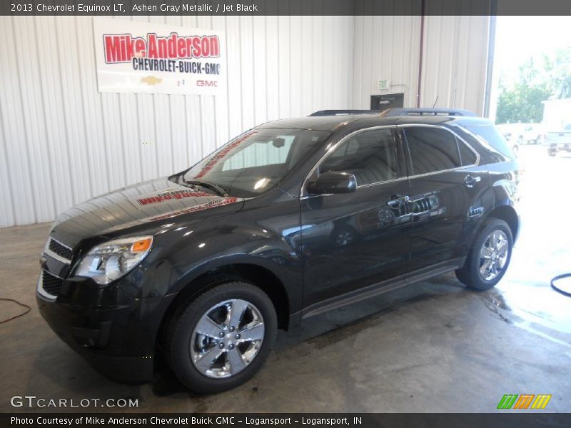 Ashen Gray Metallic / Jet Black 2013 Chevrolet Equinox LT