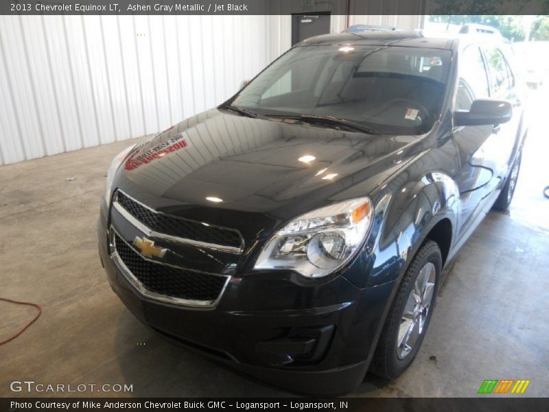 Ashen Gray Metallic / Jet Black 2013 Chevrolet Equinox LT