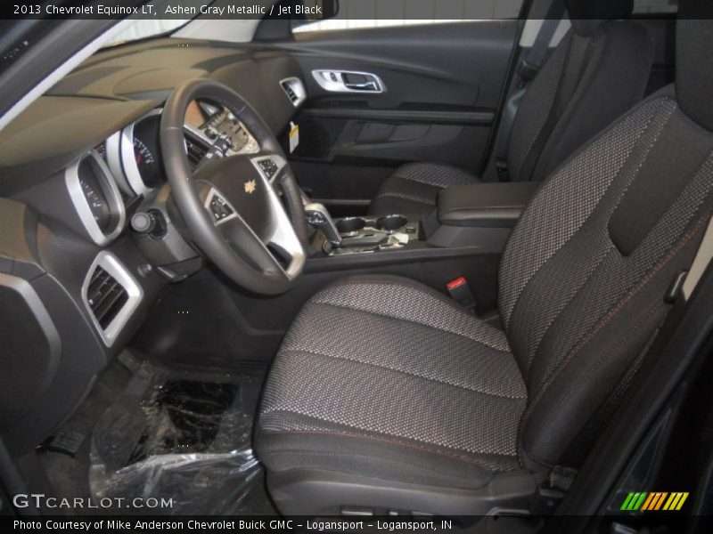Ashen Gray Metallic / Jet Black 2013 Chevrolet Equinox LT