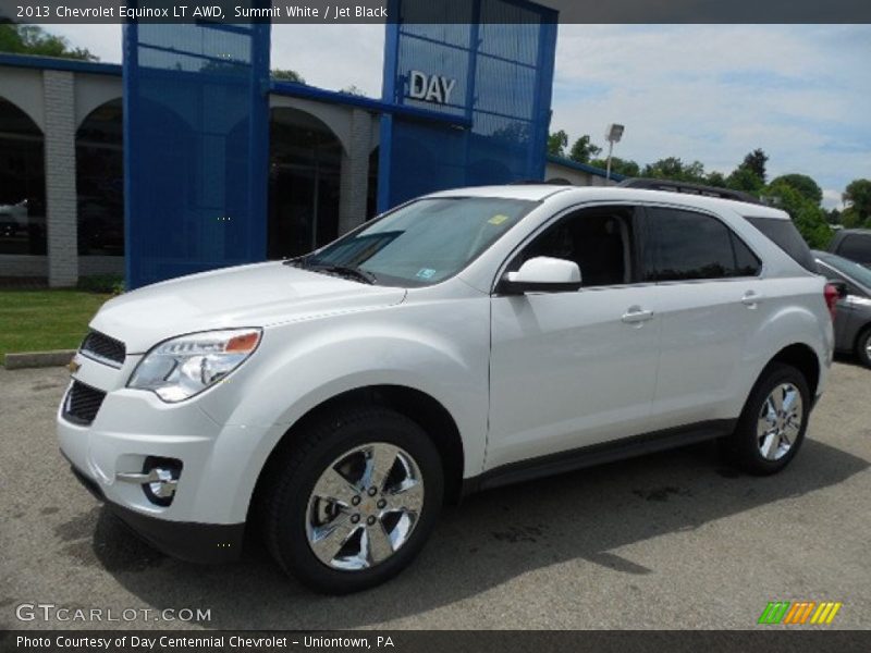 Summit White / Jet Black 2013 Chevrolet Equinox LT AWD