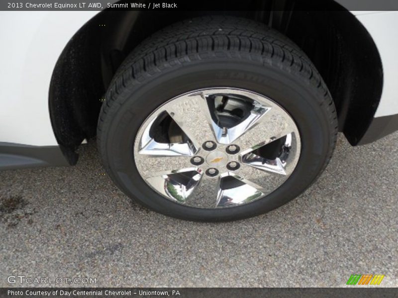 Summit White / Jet Black 2013 Chevrolet Equinox LT AWD