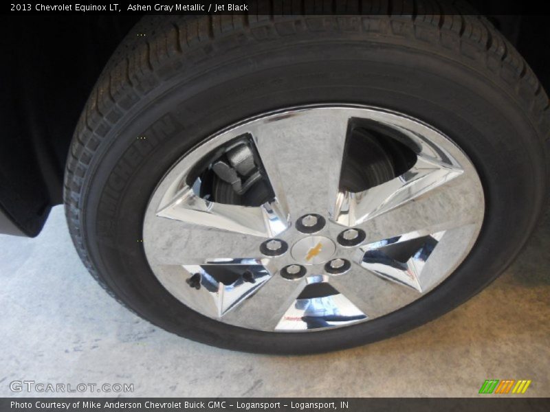 Ashen Gray Metallic / Jet Black 2013 Chevrolet Equinox LT