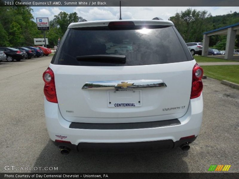 Summit White / Jet Black 2013 Chevrolet Equinox LT AWD