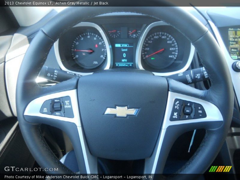 Ashen Gray Metallic / Jet Black 2013 Chevrolet Equinox LT