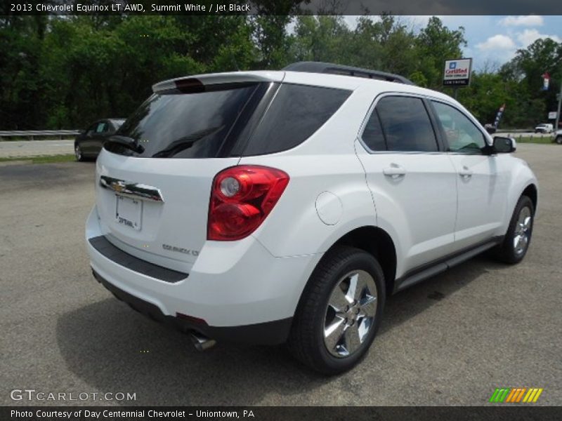 Summit White / Jet Black 2013 Chevrolet Equinox LT AWD