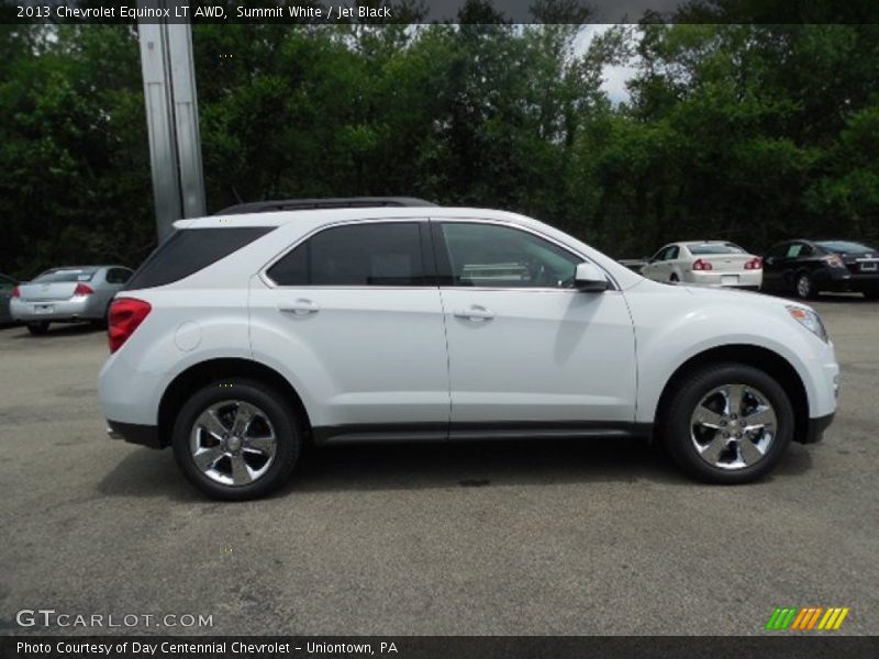 Summit White / Jet Black 2013 Chevrolet Equinox LT AWD