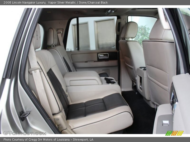 Vapor Silver Metallic / Stone/Charcoal Black 2008 Lincoln Navigator Luxury