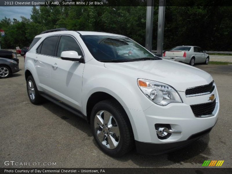 Summit White / Jet Black 2013 Chevrolet Equinox LT AWD