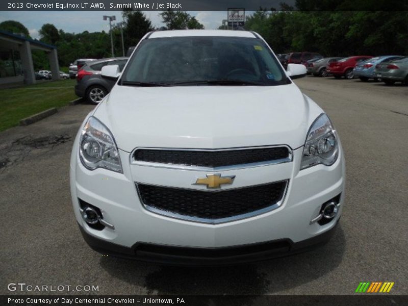 Summit White / Jet Black 2013 Chevrolet Equinox LT AWD