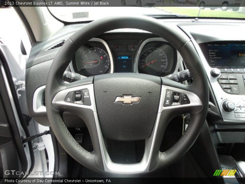 Summit White / Jet Black 2013 Chevrolet Equinox LT AWD