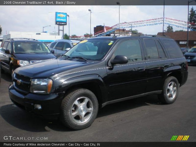 Black / Ebony 2008 Chevrolet TrailBlazer LT 4x4