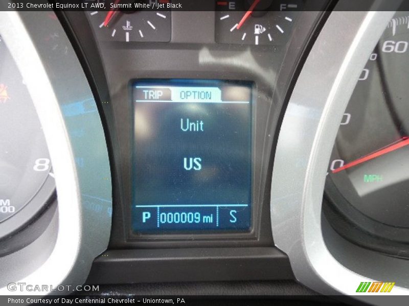 Summit White / Jet Black 2013 Chevrolet Equinox LT AWD