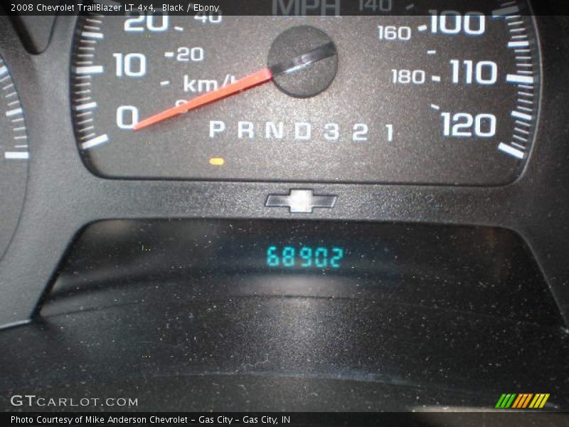 Black / Ebony 2008 Chevrolet TrailBlazer LT 4x4