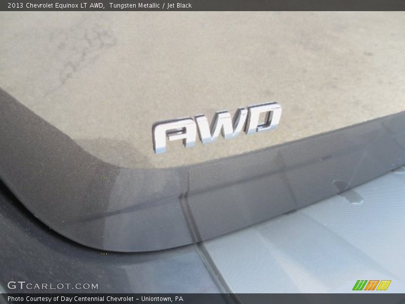 Tungsten Metallic / Jet Black 2013 Chevrolet Equinox LT AWD