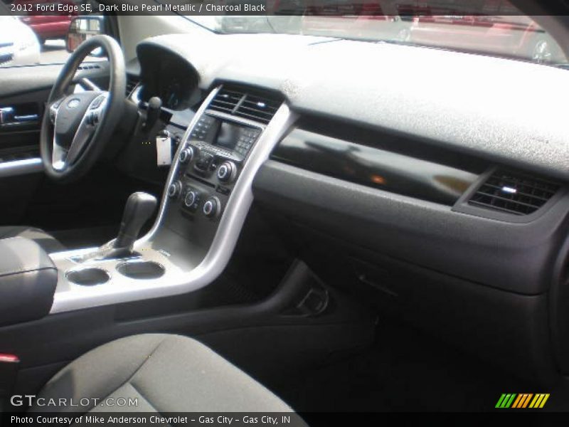 Dark Blue Pearl Metallic / Charcoal Black 2012 Ford Edge SE