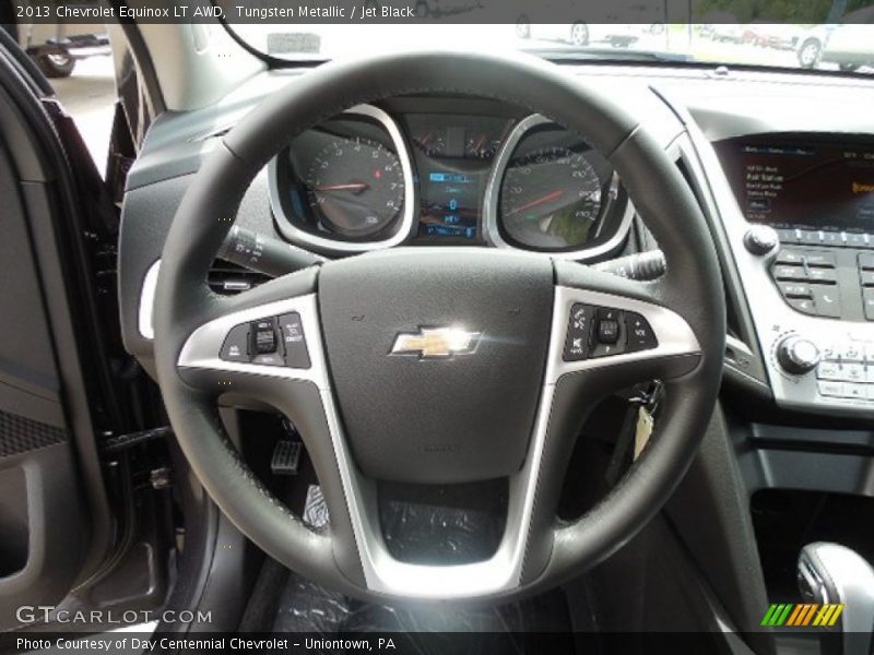 Tungsten Metallic / Jet Black 2013 Chevrolet Equinox LT AWD