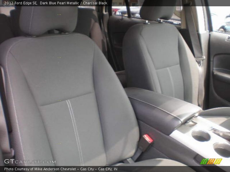 Dark Blue Pearl Metallic / Charcoal Black 2012 Ford Edge SE