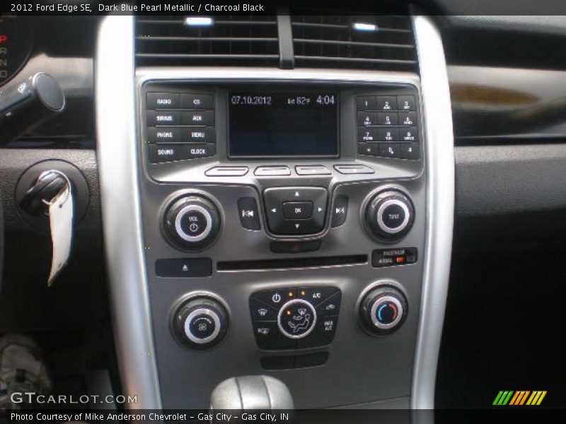 Dark Blue Pearl Metallic / Charcoal Black 2012 Ford Edge SE